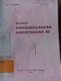 Petunjuk Penyelenggaraan Perpustakaan SD