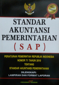 Standar Akuntansi Pemerintahan (SAP)