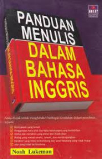 Panduan Menulis Dalam Bahasa Inggris