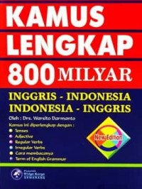 Kamus Lengkap 800 Milyar (Inggris-Indonesia Indonesia-Inggris)